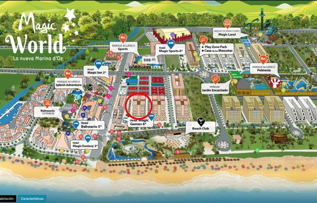 Apartamento Primera Linea - Magic World Marina D'Or Oropesa del Mar Exterior photo